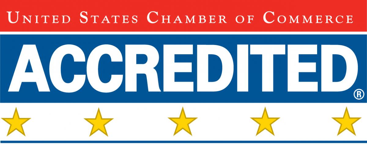 Photo of US Chamber of Commerce 5-Star Accreditation Seal