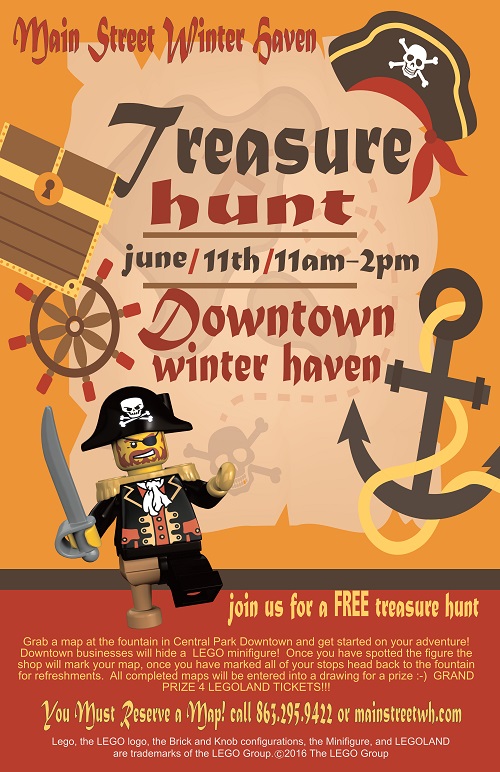 Treasure Hunt Downtown 2021 – Main Street Winter Haven